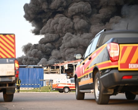 Russian missiles hit a factory producing making coffee machines owned by the US electronics group Flex in Mukachevo, Ukraine