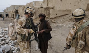British troops in Helmand, Afghanistan, 2009
