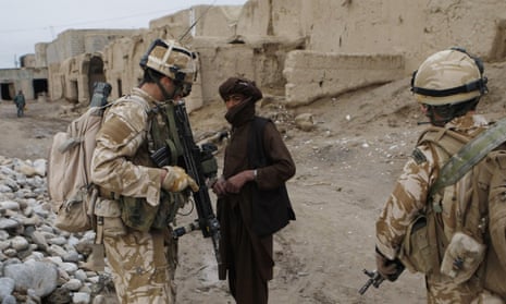 British troops in Helmand, Afghanistan, 2009