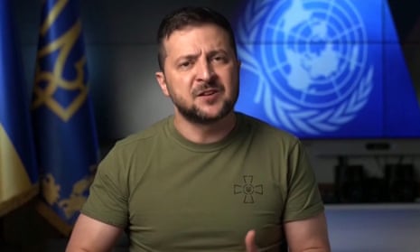 Zelenskiy's video address to the UN