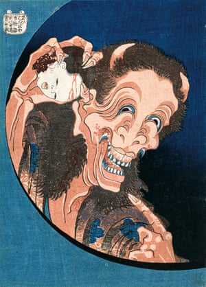 FOR GALLERY USE ONLY. The work of Japanese ukiyo-e artist Katsushika Hokusai, which will be displayed at the National Gallery of Victoria in 2017.