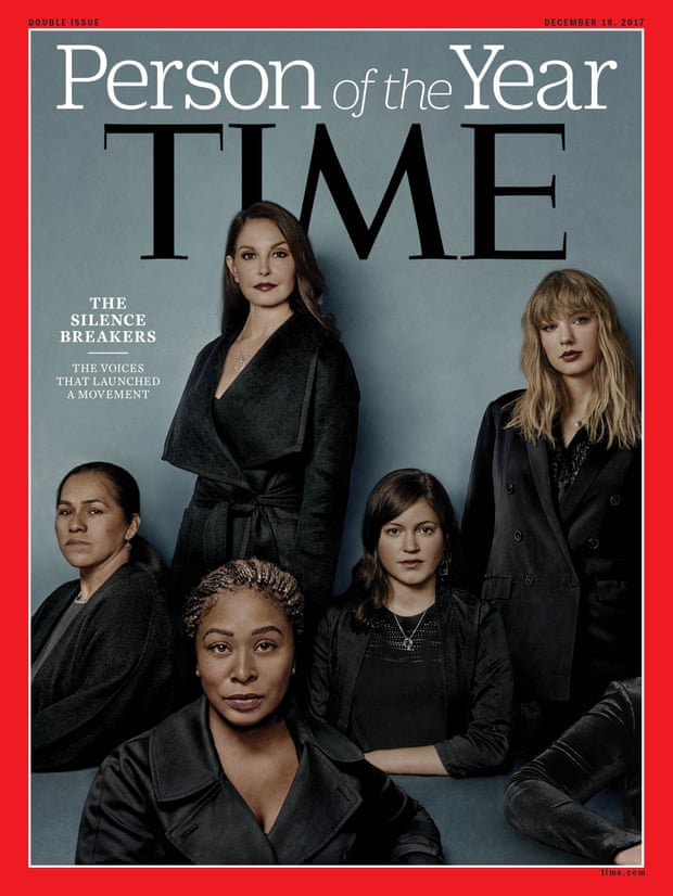 Fowler (second right) was one of the ‘silence breakers’ made Time magazine’s people of the year 2017