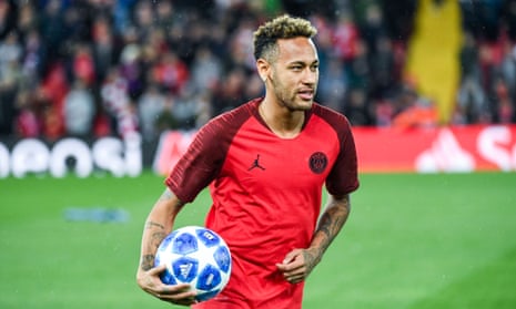 Neymar is the world’s most expensive footballer, signed by PSG from Barcelona for €222m in 2017.