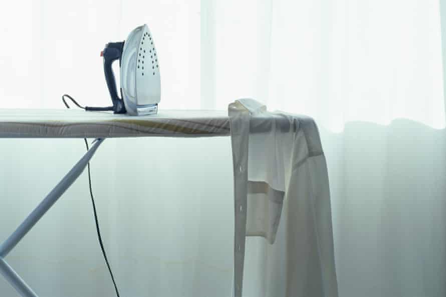 If you need to iron, do it while the shirt is still slightly damp, and begin with the back of the collar.