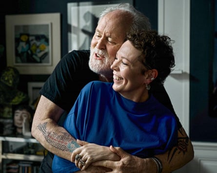 John Lithgow embraces Olivia Colman in a scene from Jimpa