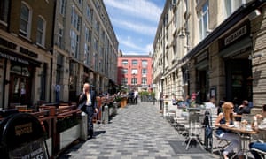 Heddon Street in Mayfair, London