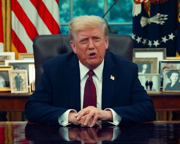 Trump blames 'radical left political violence' for killing of Charlie Kirk – video