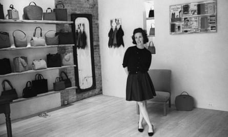 Kate Spade inside her New York flagship store in 1996.