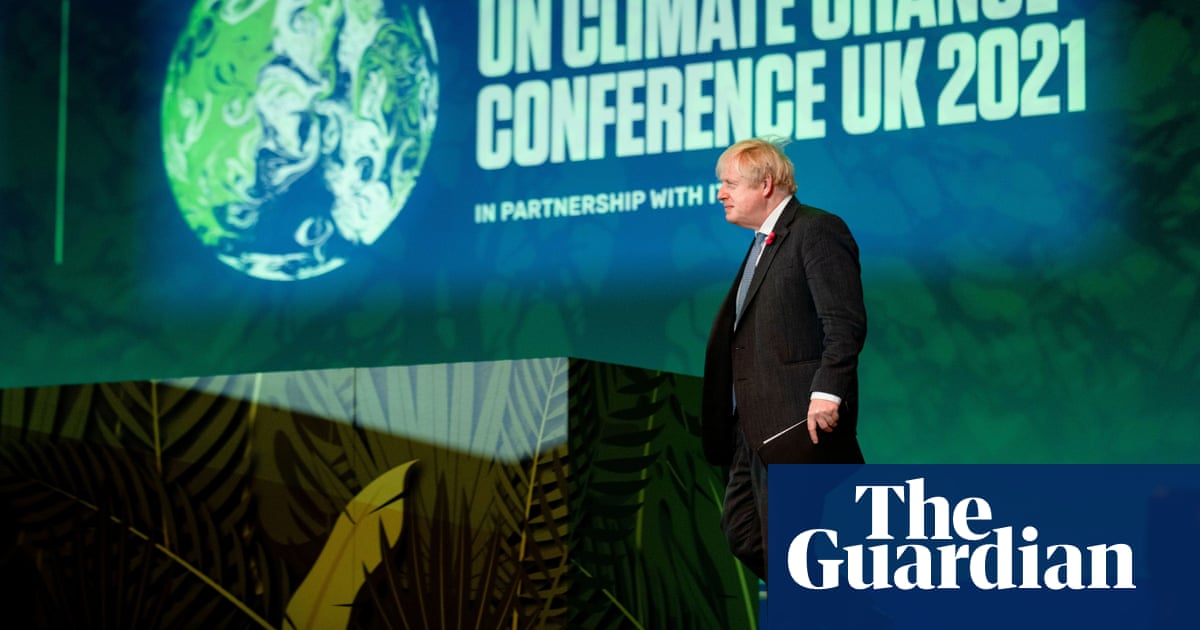 Johnson’s political weakness leaves climate agenda at risk, sê kampvegters