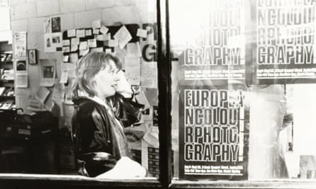 Sue Davies in 1978, during the European Colour Photography exhibition.