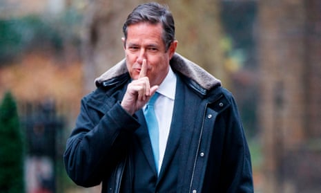 Jes Staley holding up a finger