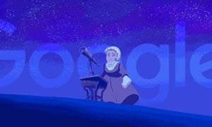 The Google doodle for Caroline Herschel’s 266th birthday.