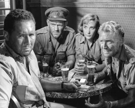 Refreshing … John Mills, right, in Ice Cold in Alex, 1958.