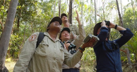 Birdlife Australia researchers and Indigenous rangers at Litchfield National Park.