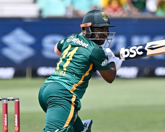 South Africa v Australia: second men’s one-day international – live