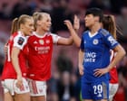 Blackstenius and Holmberg doubles fire Arsenal to 7-0 WSL win over Leicester