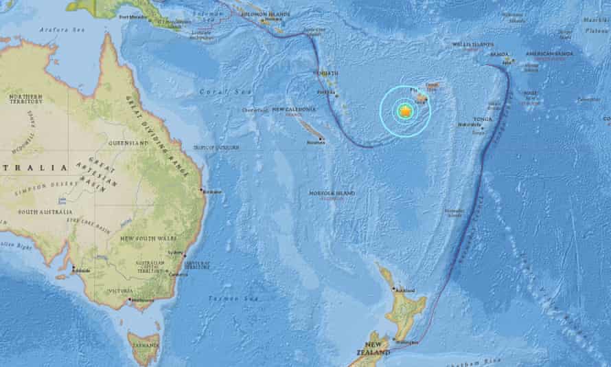 Fiji earthquake tsunami threat passes after 7.2magnitude tremor