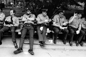 Police Officers, Central Park, Anti-Nuke Rally, 1982