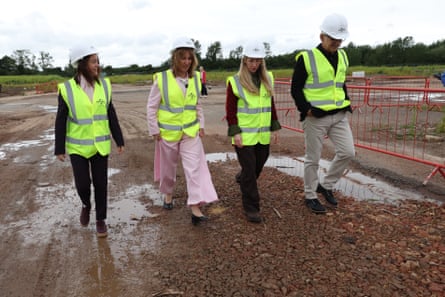 Rachel Reeves visits the Bedford site.