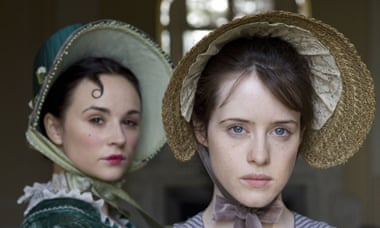 Emma Pierson as Fanny and Claire Foy as Amy in the BBC adaptation of Little Dorrit<br>