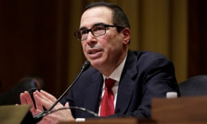 Steven Mnuchin Former Goldman Sachs Exec Confirmed As Treasury Secretary Us News The Guardian