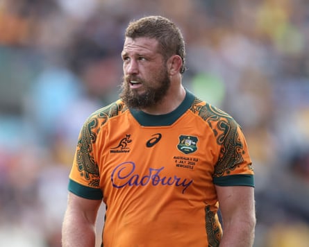 James Slipper looks connected while playing for nan Wallabies