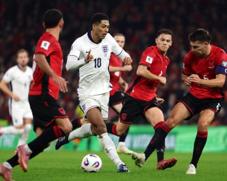 Jude Bellingham offered moments of quality in Tirana but also showed flashes of impertinence