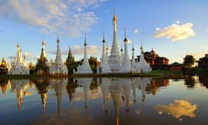 Pagodas by Inle lake