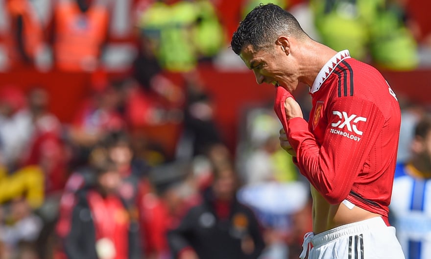 Cristiano Ronaldo against Brighton