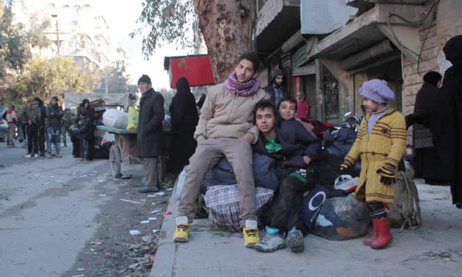 The evacuation of civilians from eastern Aleppo in December 2016