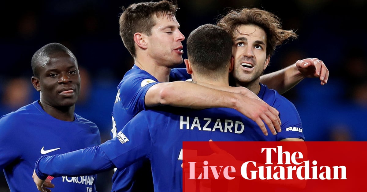 Chelsea 30 West Bromwich Albion Premier League – as it happened