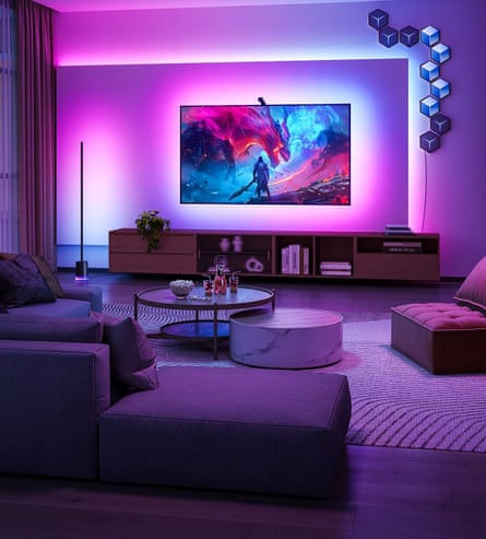 Govee TV Backlight 3 Lite shown being used in a home
