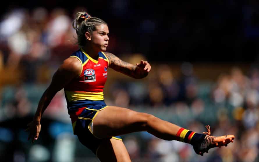Anne Hatchard was the best-on-ground in the 2022 AFLW grand final.