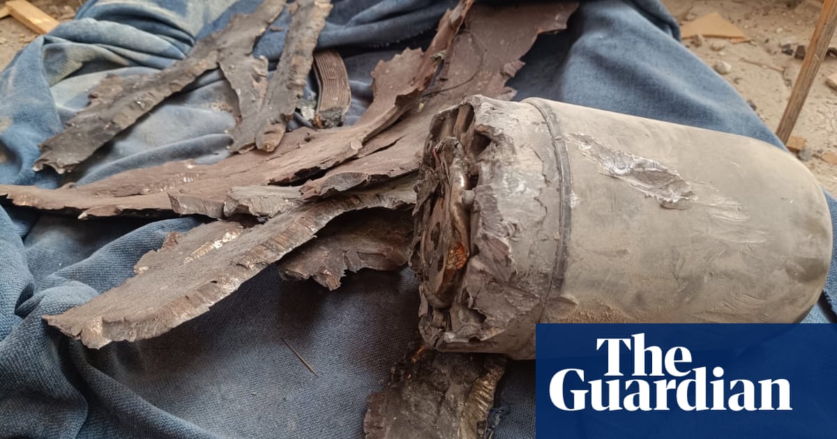 Israeli military used 500lb bomb in strike on Gaza cafe, fragments reveal