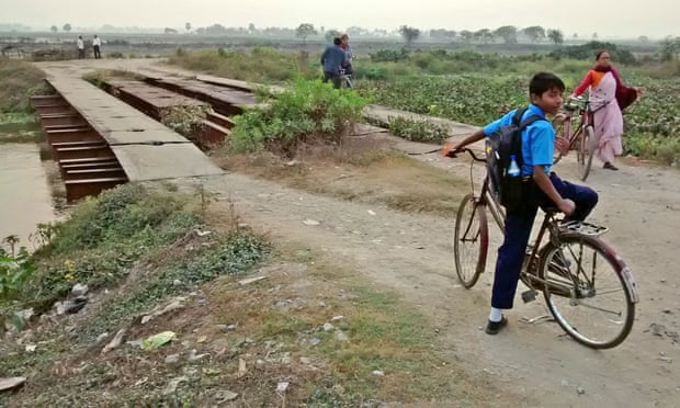 East Kolkata wetlands, India.