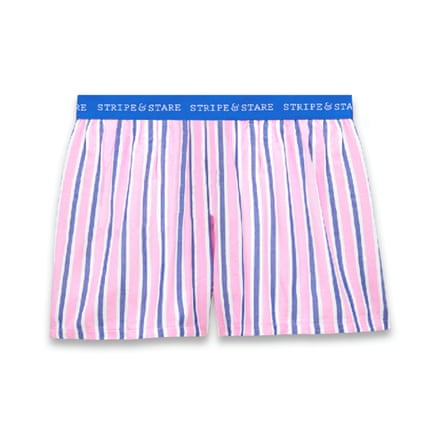 Stripe & Stare Lazy Sunday Soft Brushed Woven Pyjama Shorts
