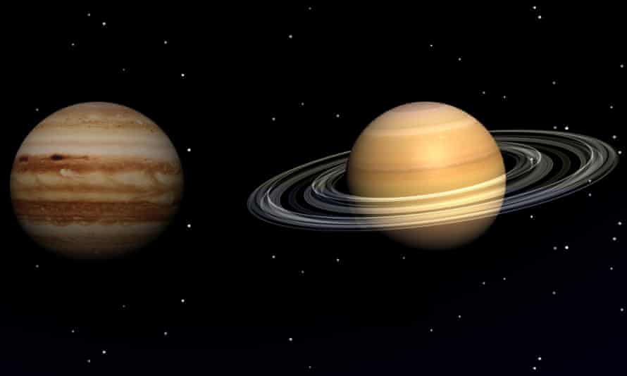 Jupiter and Saturn