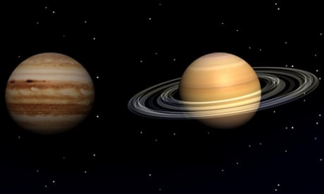 Jupiter and Saturn meet in closest ‘great conjunction’ since 1623