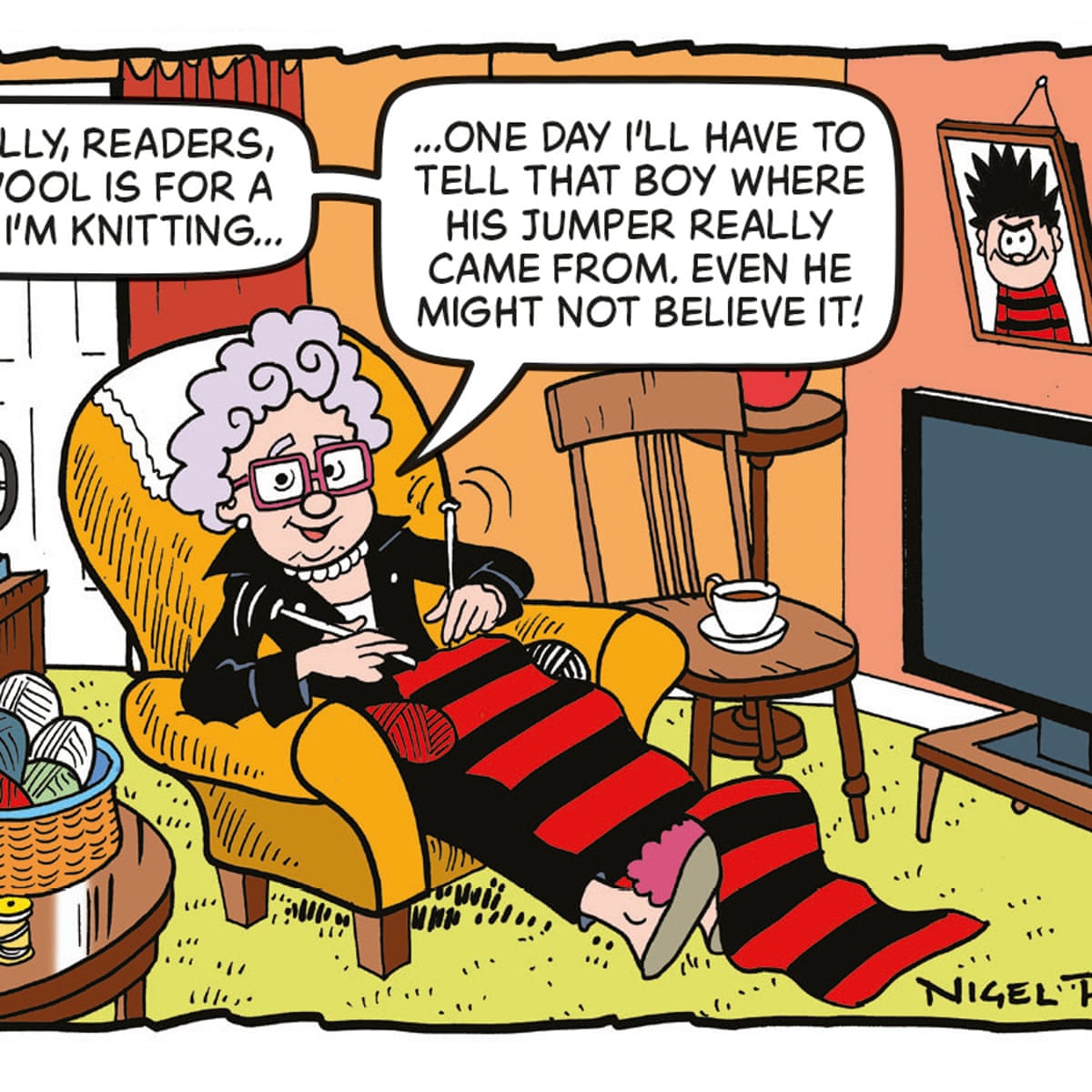 Origin story of Dennis the Menace's jumper to be revealed | Books | The  Guardian