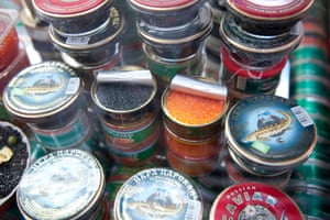 Red and black caviar for sale