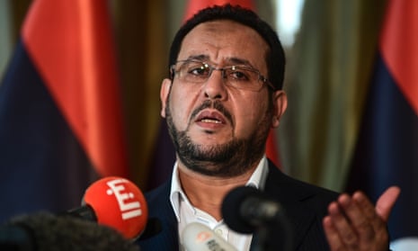 Abdel Hakim Belhaj during a press conference at the British consulate in Istanbul on 10 May 2018, after receiving a letter of apology from the UK government.