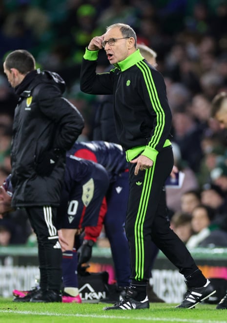 martin o'neil in great black and bright lime green tracky