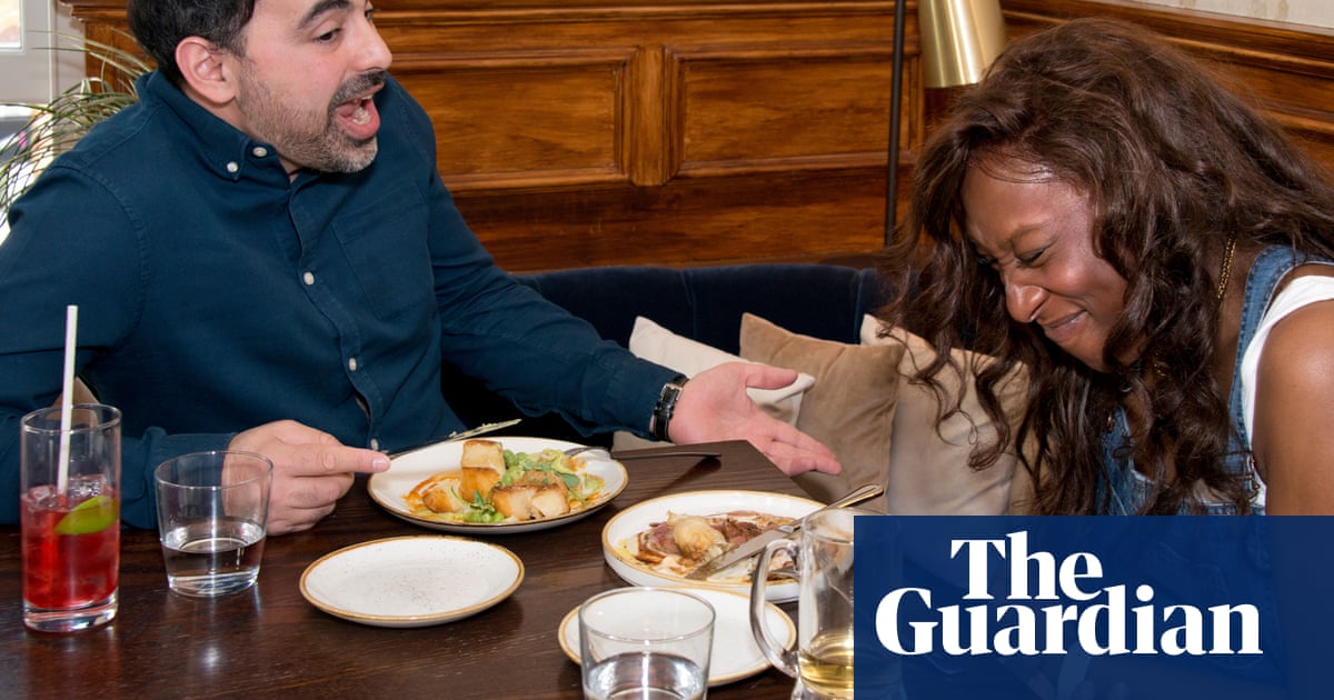 Dining across the divide: I don't think I broadened his perspective'