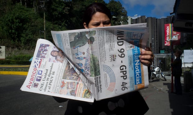 Venezuela election Caracas parliament opposition victory