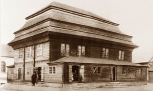 The synagogue in Jedwabne, Poland, in the 1930s.
