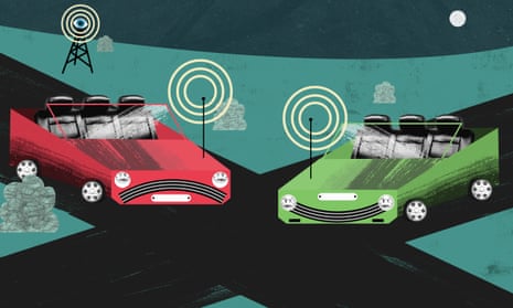Driverless cars Illustration by Nate Kitch