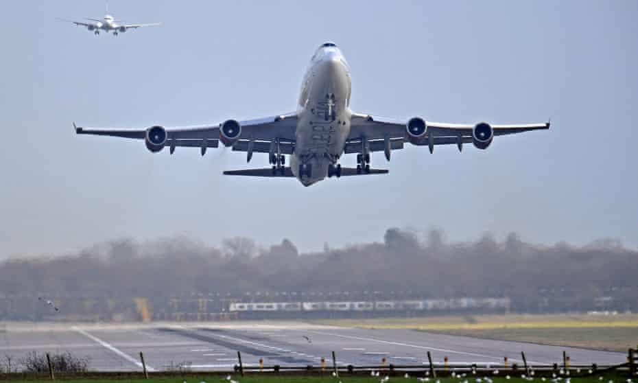 Planes at Gatwick airport. The woman was held on Thursday after arriving on a flight from Italy.