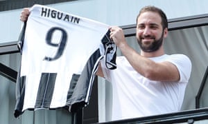 Gonzalo Higuaín after his move from Napoli to Juventus