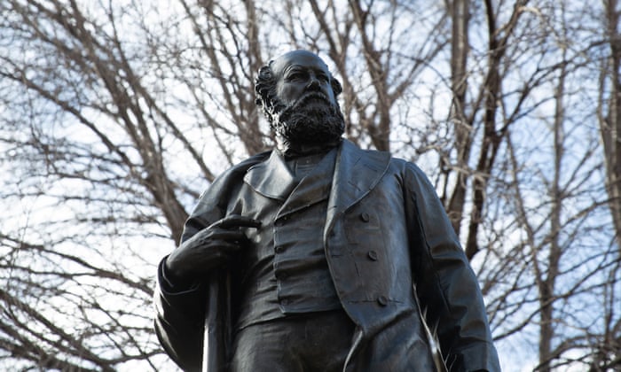 A statue of former Tasmanian premier William Crowther