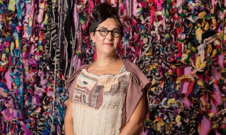 Tanya Aguiñiga, whose exhibition Craft &amp; Care is now on show at the Museum of Art and Design in New York City.